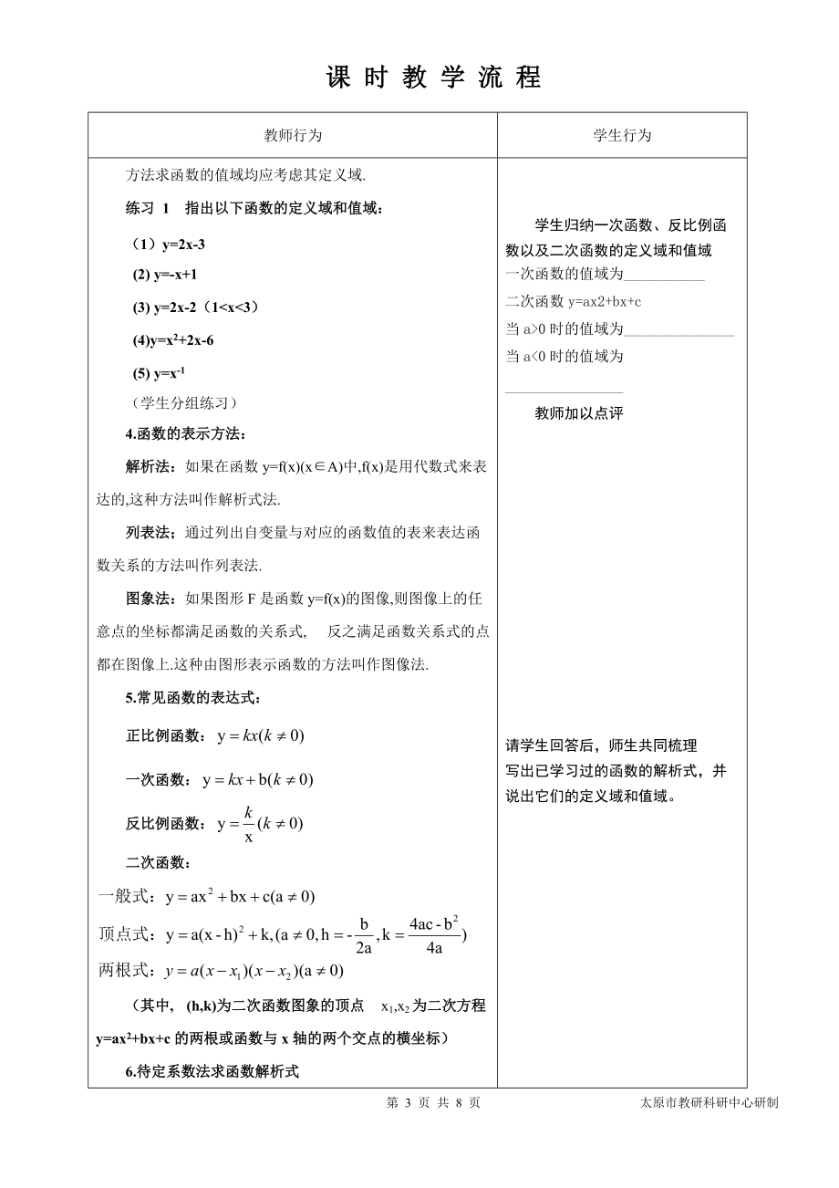 中职数学对口升学复习专题05 函数及其表示教学设计_第4页