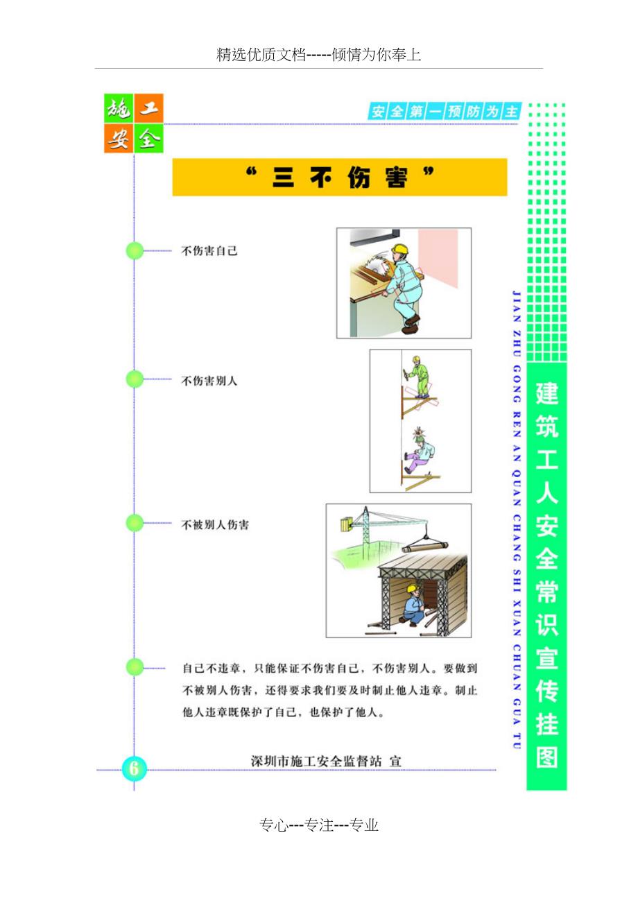 施工安全宣传画报(共15页)_第1页