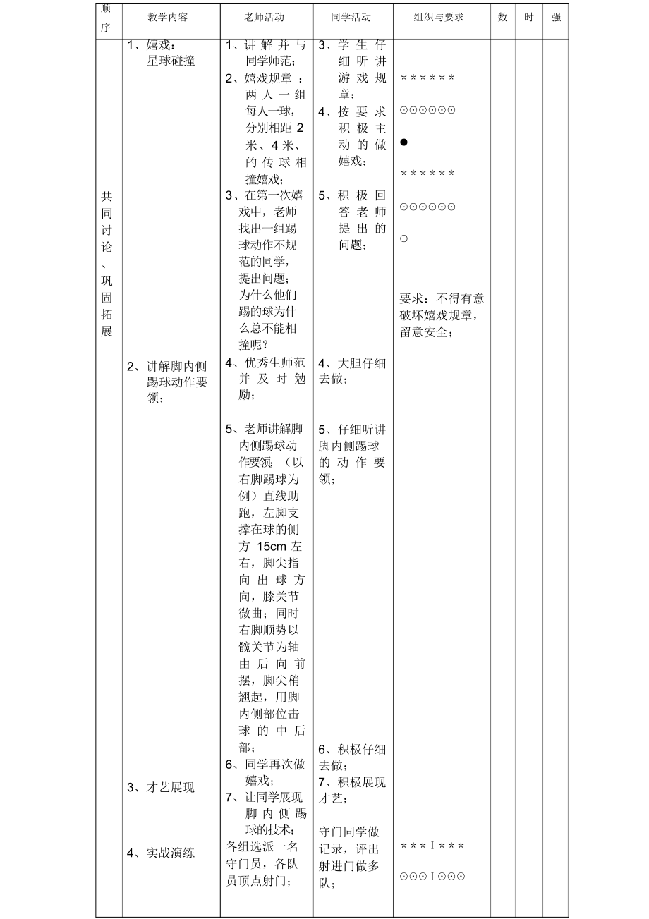 最新小学体育足球教案_第3页