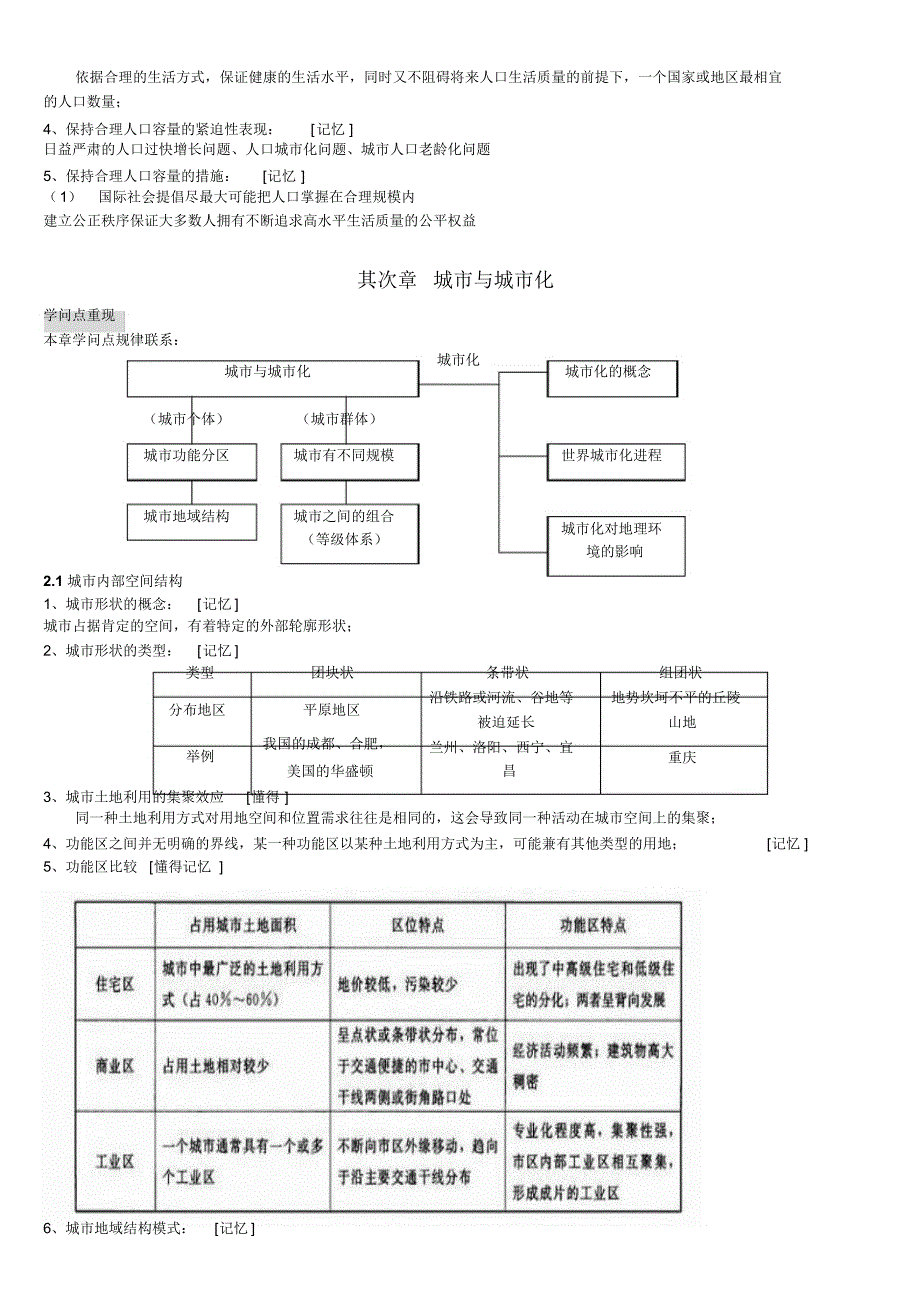 高一地理必修二复习纲要新课标人教版_第3页