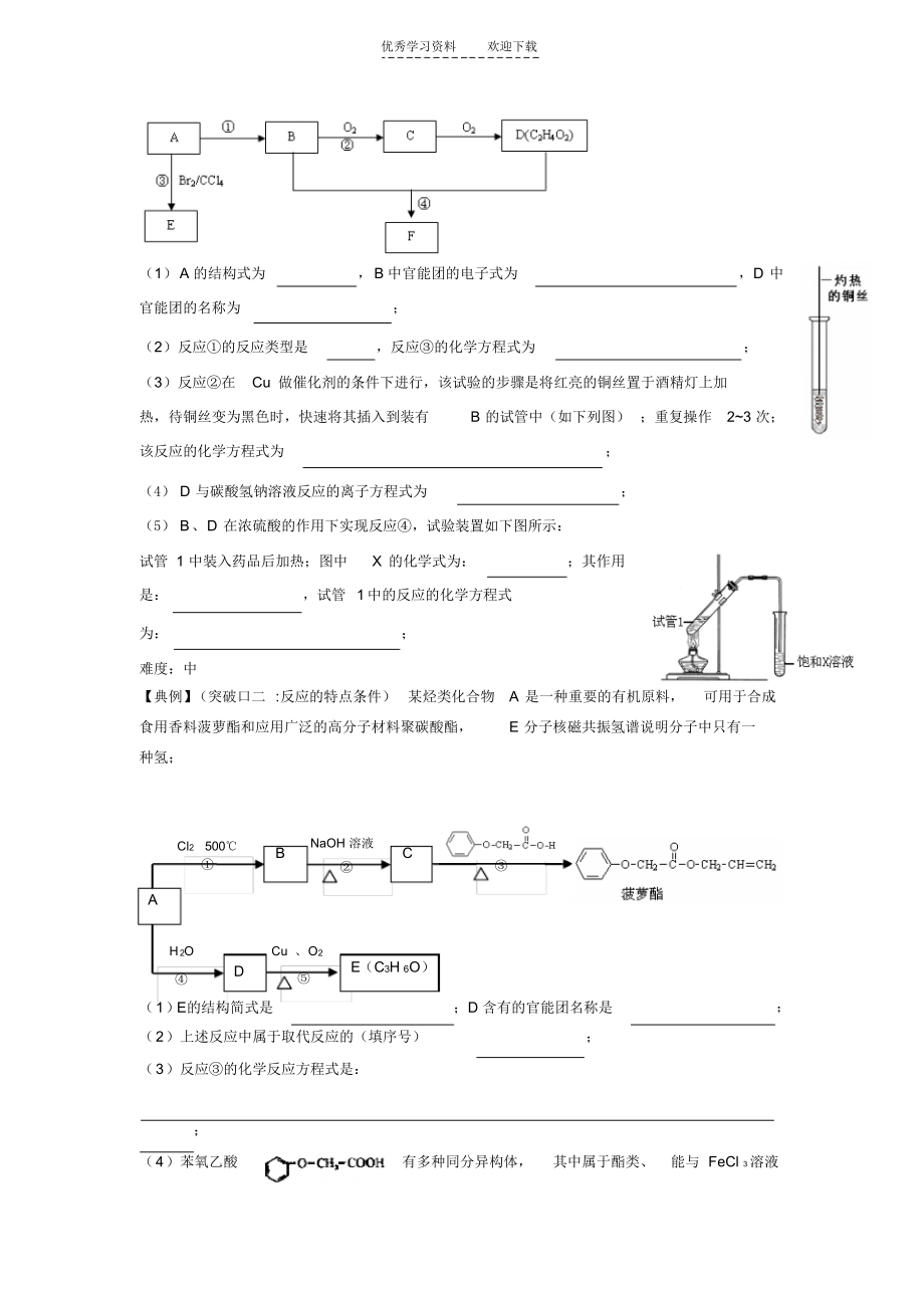 高中化学有关高中有机化学突破_第3页