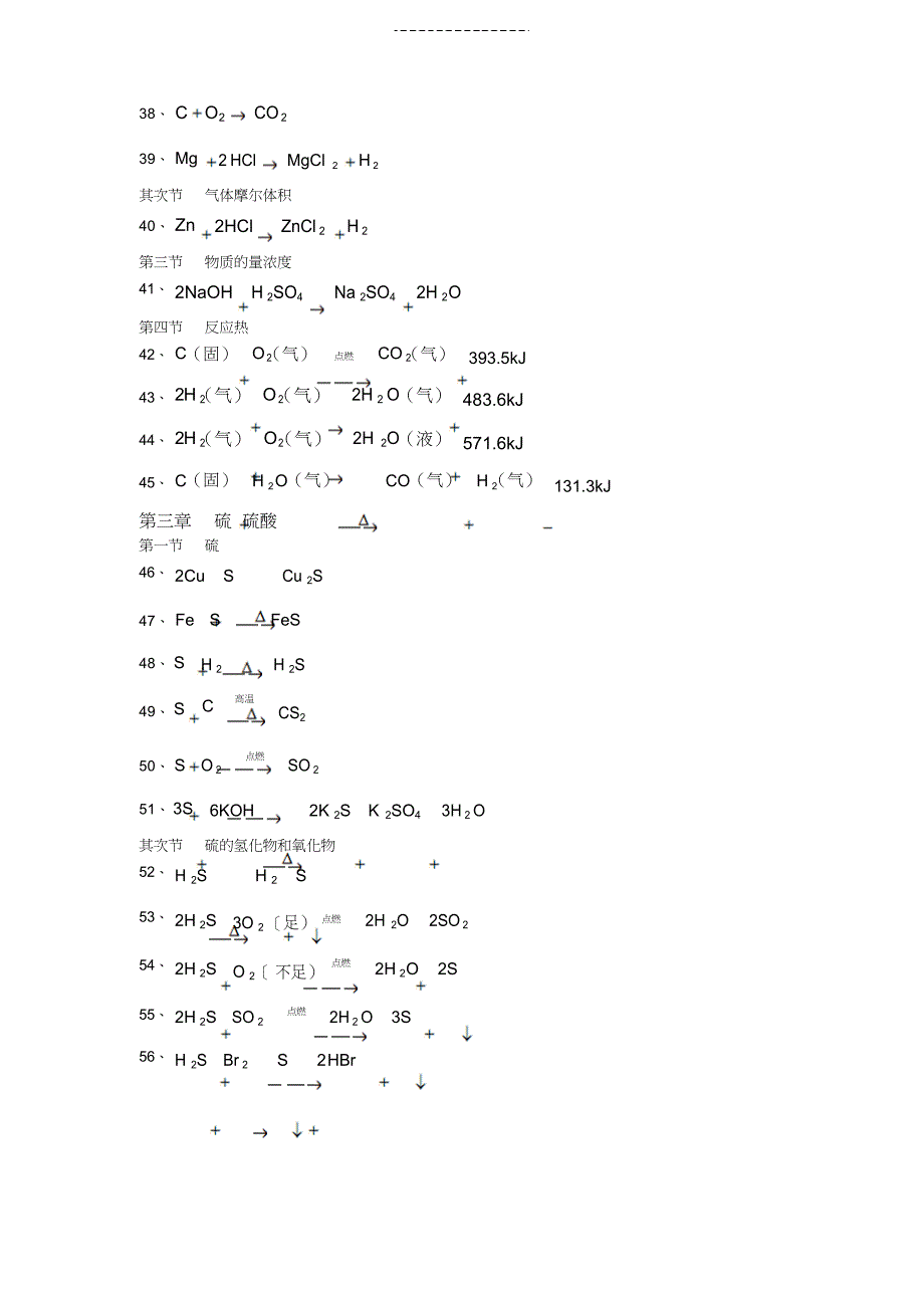 2022年上海高中化学方程式[全]_第3页