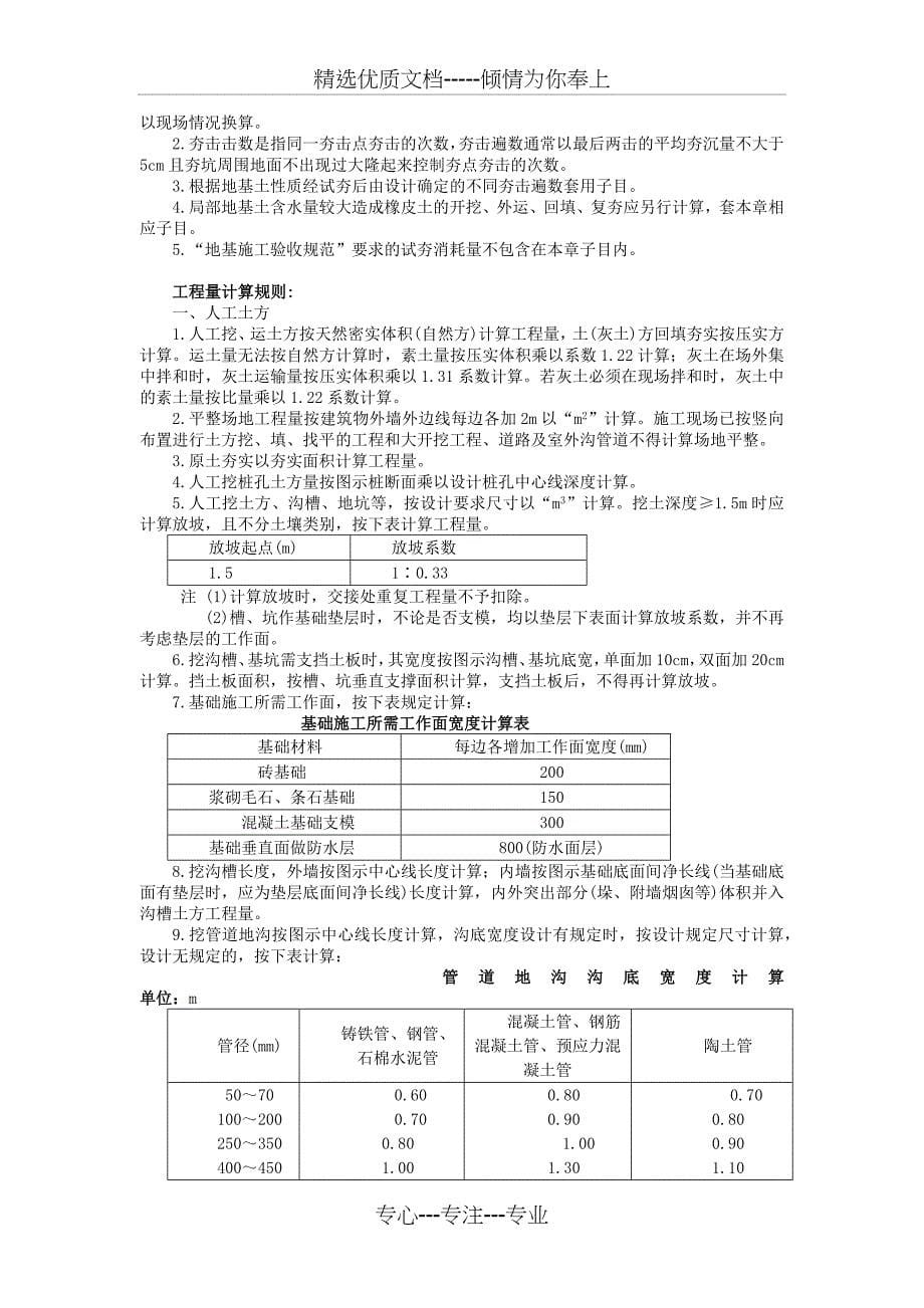 2009陕西省建筑装饰工程消耗量定额(共47页)_第5页