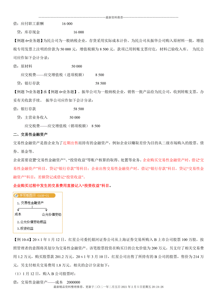 XXXX年会计从业-会计基础(第十章主要经济业务事项账务[45页]_第3页