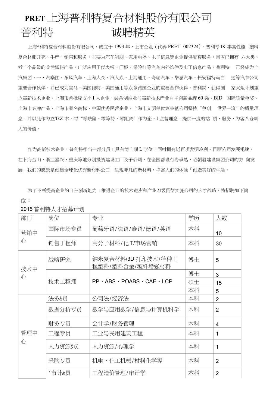 上海普利特复合材料股份有限公司_第1页