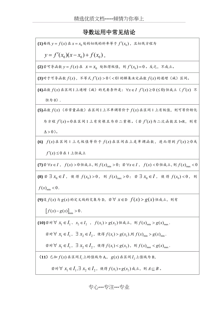 高考数学专题复习——导数(共19页)_第2页