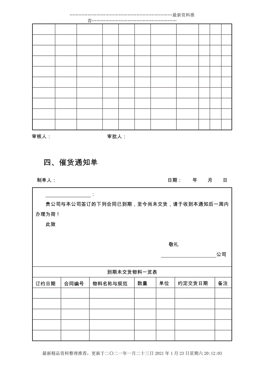 某公司采购物品的验收、结算与库存管理表件[13页]_第4页