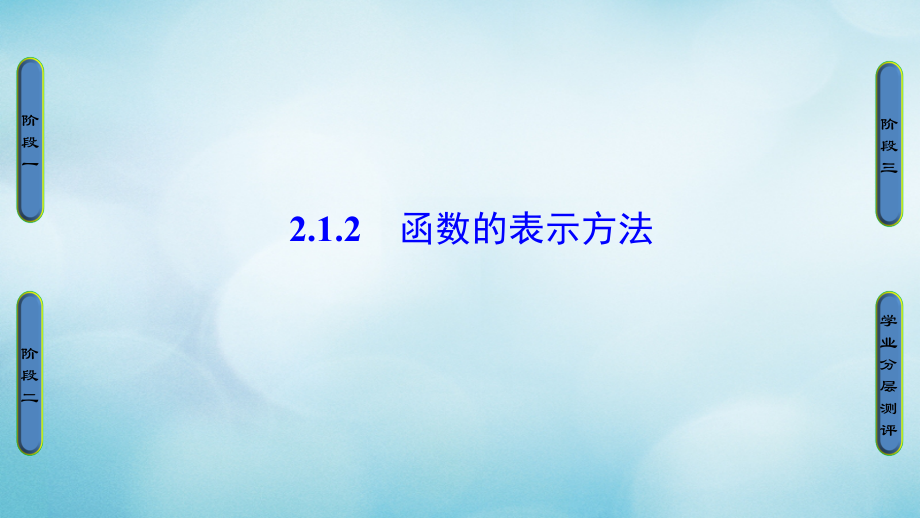 高中数学 第二章 函数 .. 函数的表示方法课件 苏教版必修_第1页