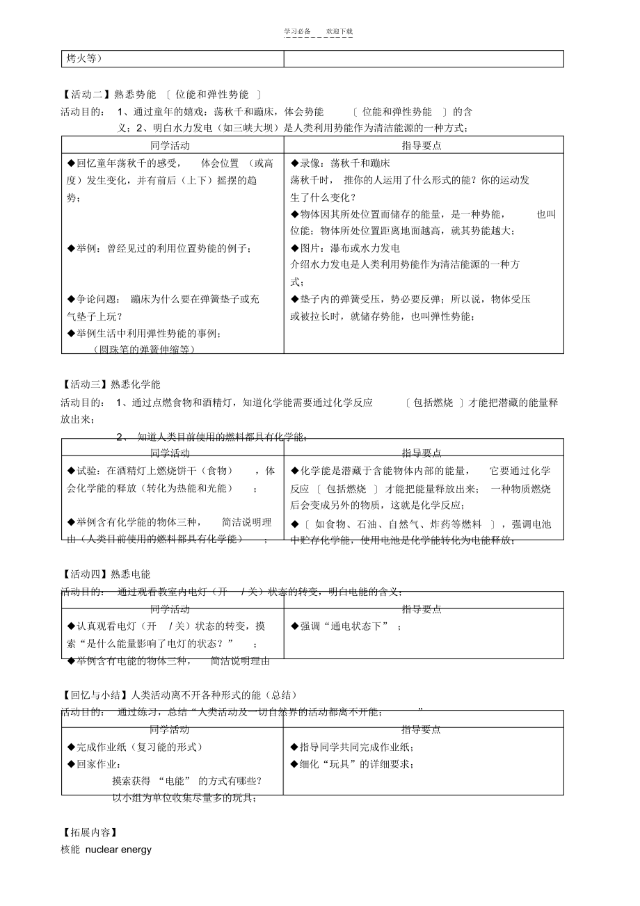 2022年第一课能与能的形式教案_第3页