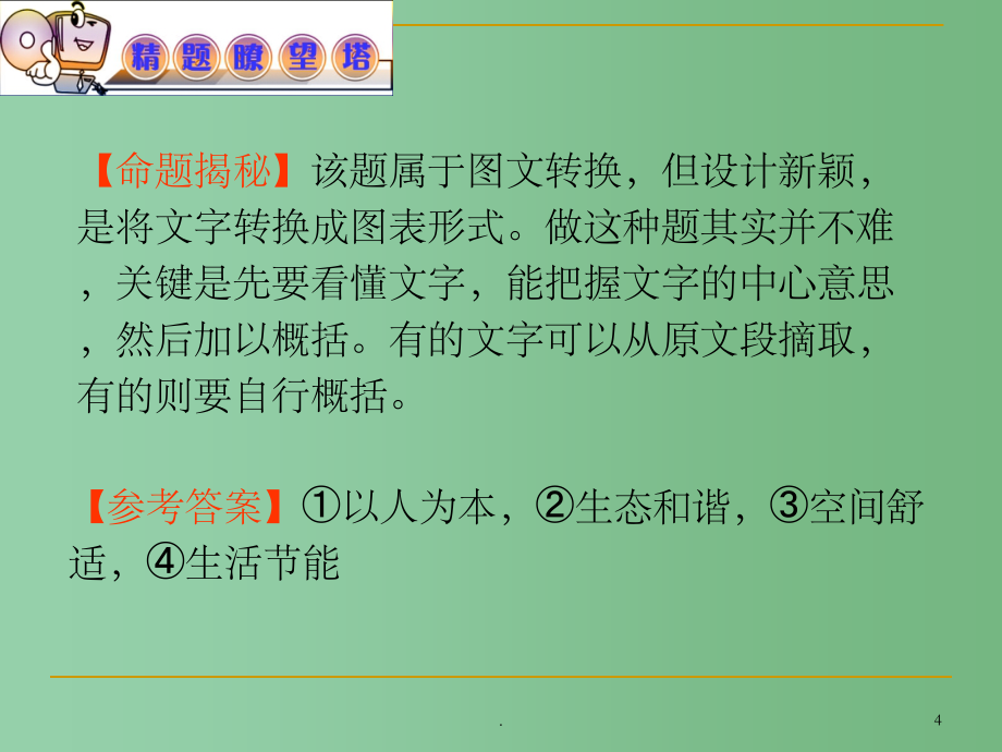 高考语文复习 第3部分第7章 图文转换课件 新人教版_第4页