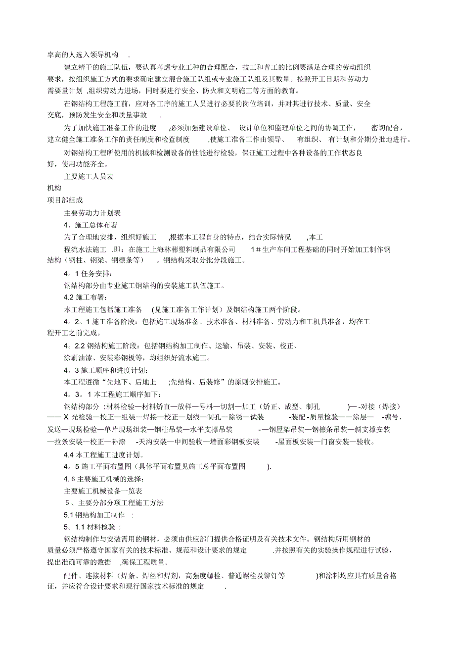 钢结构施工组织设计实例（精编版）_第2页