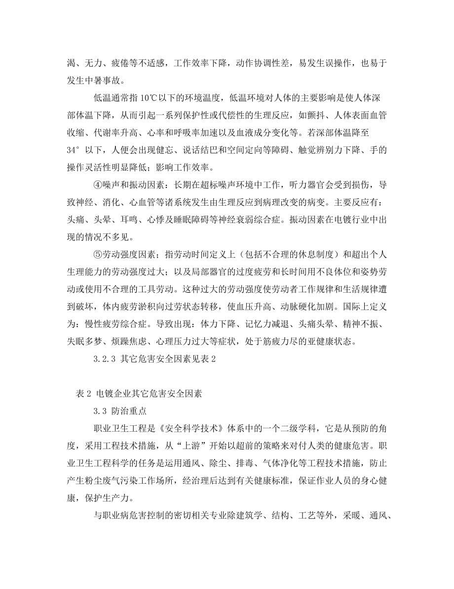 安全管理职业卫生电镀行业的职业卫生管理_第5页