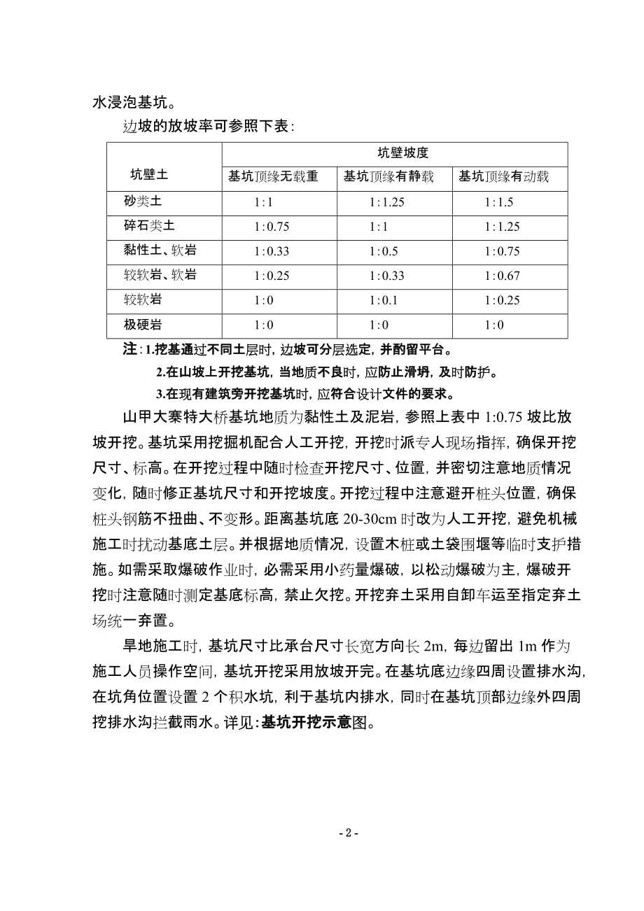 《工程施工土建监理建筑监理资料》特大桥承台技术交底_第2页