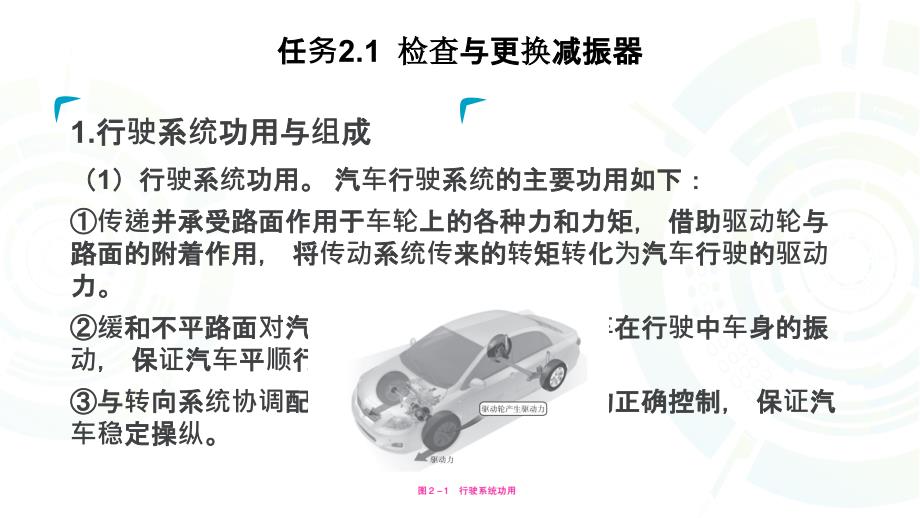 汽车底盘构造与维修之行驶系统构造与维修培训课件(共30页)_第2页