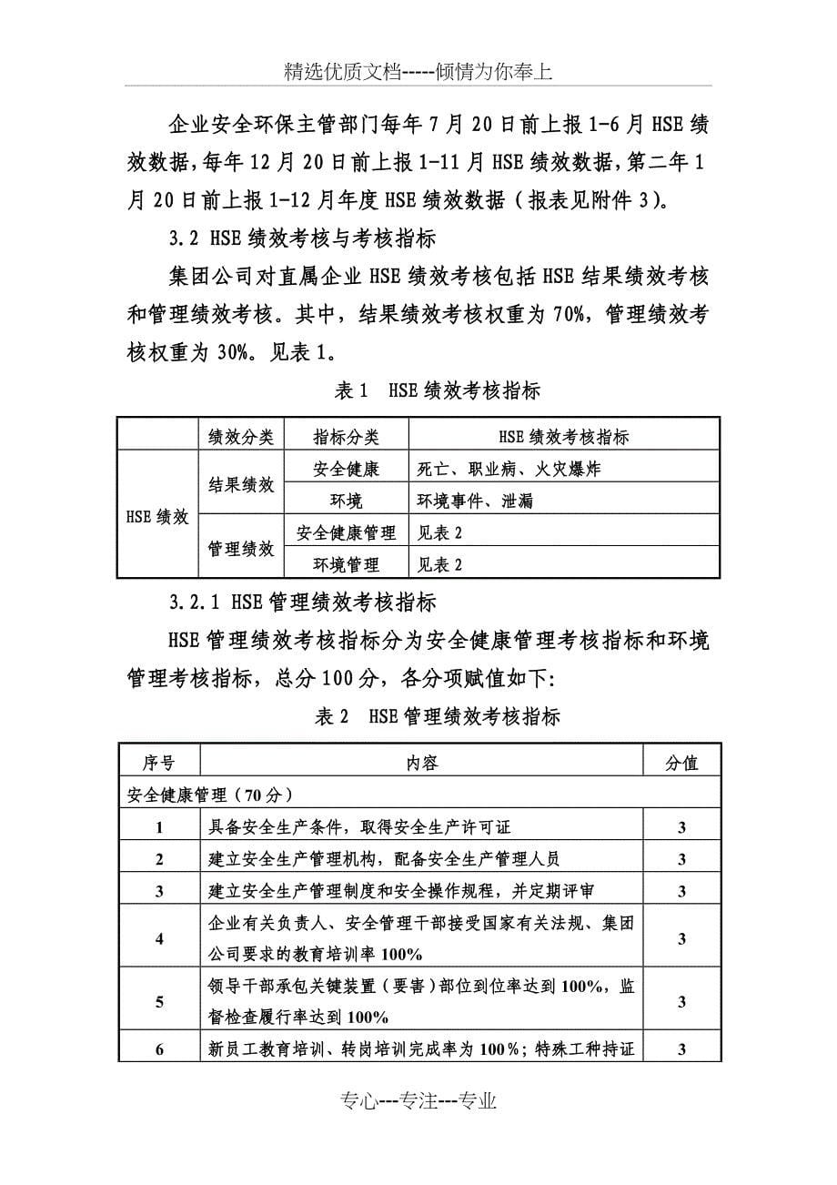 石油化工集团公司HSE绩效考核管理规定(共18页)_第5页