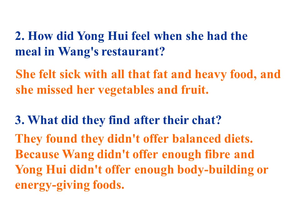 人教版英语高中必修三Unit 2 Healthy eating Using language课件(共29张PPT)_第3页