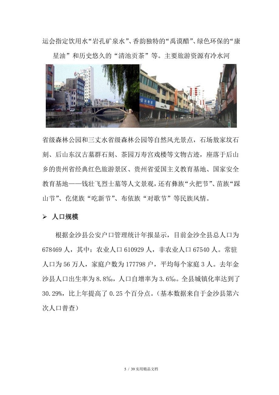 贵州金沙县房地产市场研究报告(经典实用)_第5页