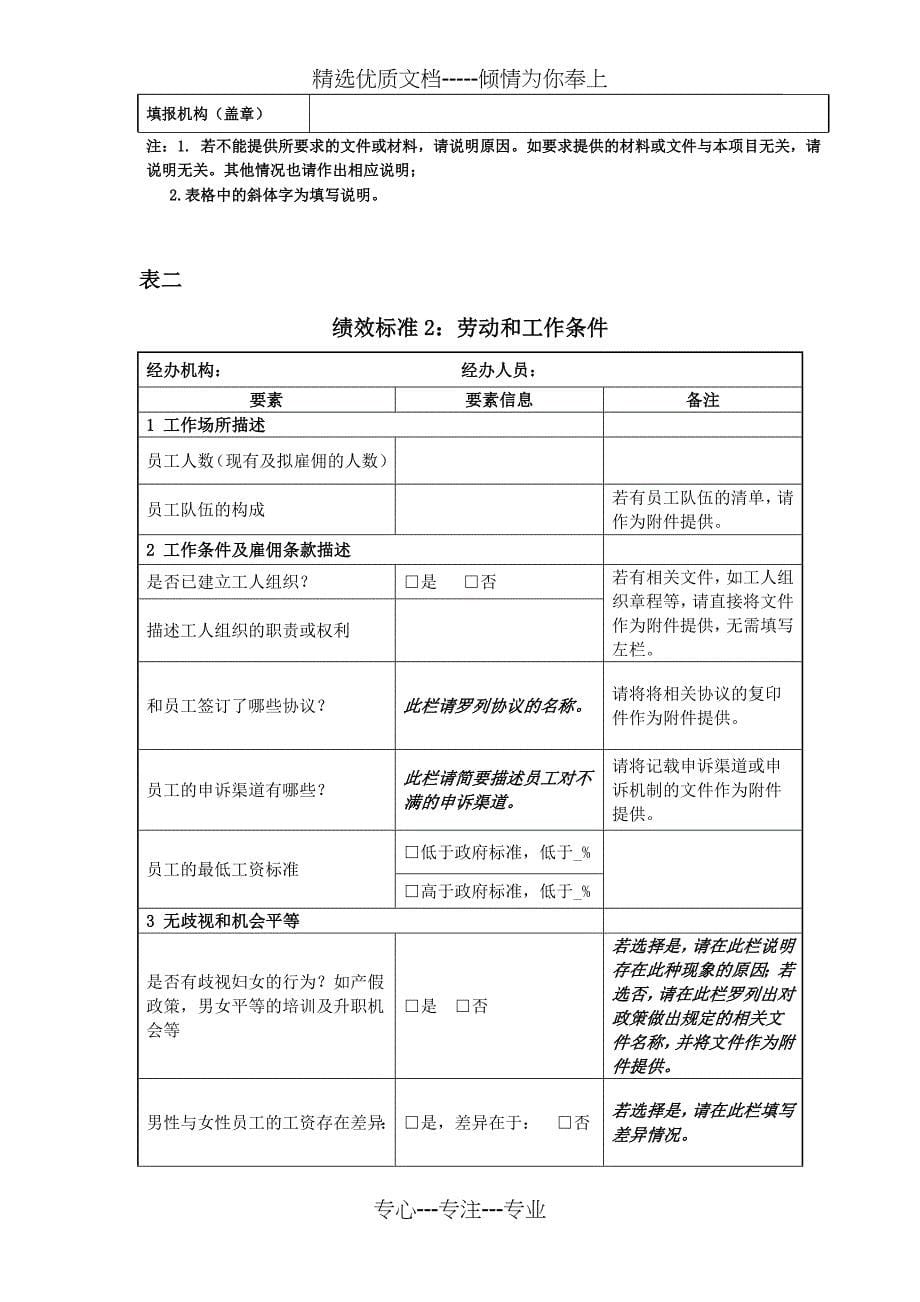 环境与社会风险尽职调查表(共27页)_第5页