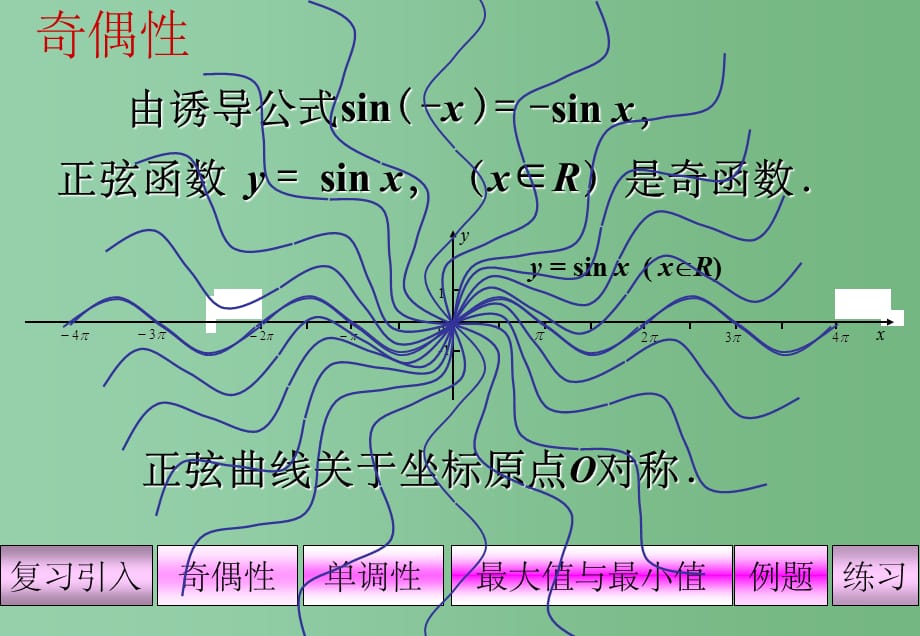 高中数学《1.4.2正弦、余弦函数的性质》课件 新人教A版必修4_第4页