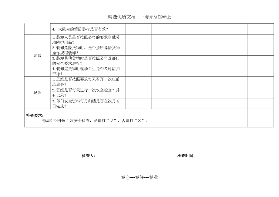 库房检查记录表(共4页)_第2页