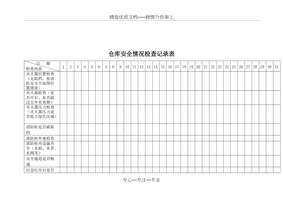 库房检查记录表(共4页)_第3页