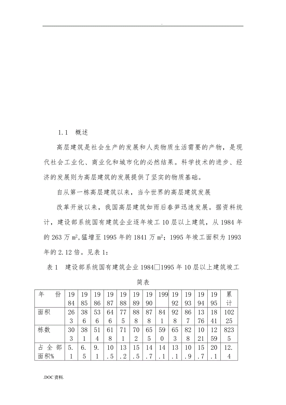 高层建筑的结构方案设计说明_第3页