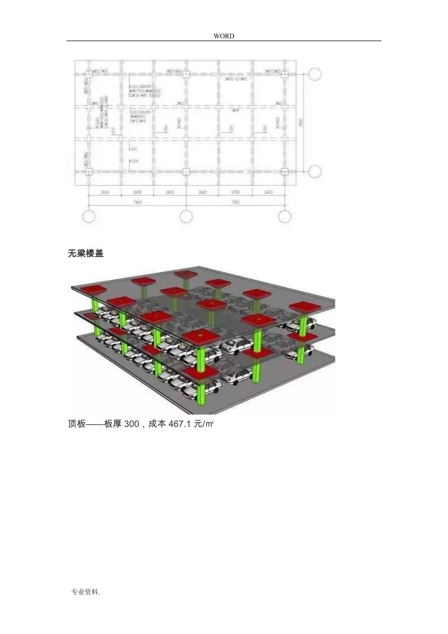 重要地下车库设计中常见的几种柱网分析报告_第4页