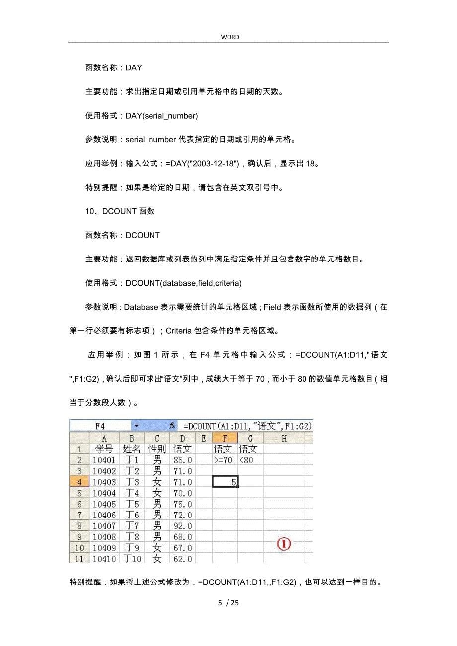 办公室文员.助理用各类函数公式_第5页