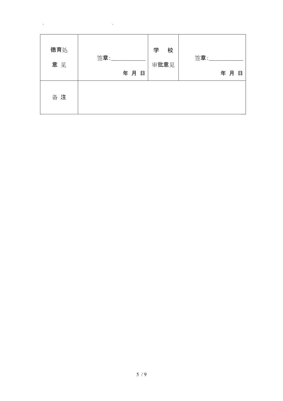 中学学生社团建设实施计划方案计划书_第5页