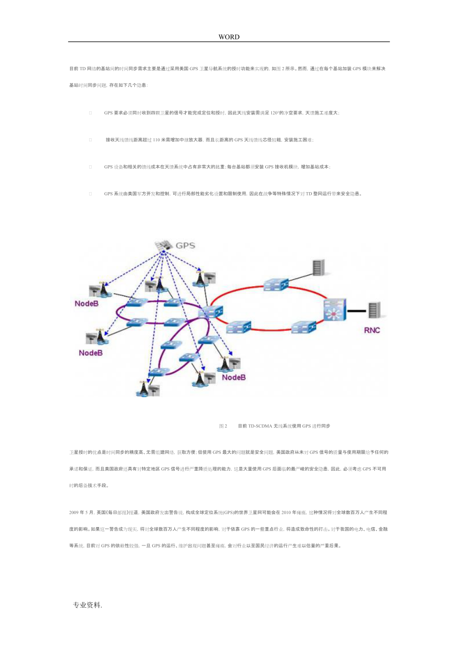 非GPS同步项目解决方案在TD_SCDMA基站的应用研究_第4页