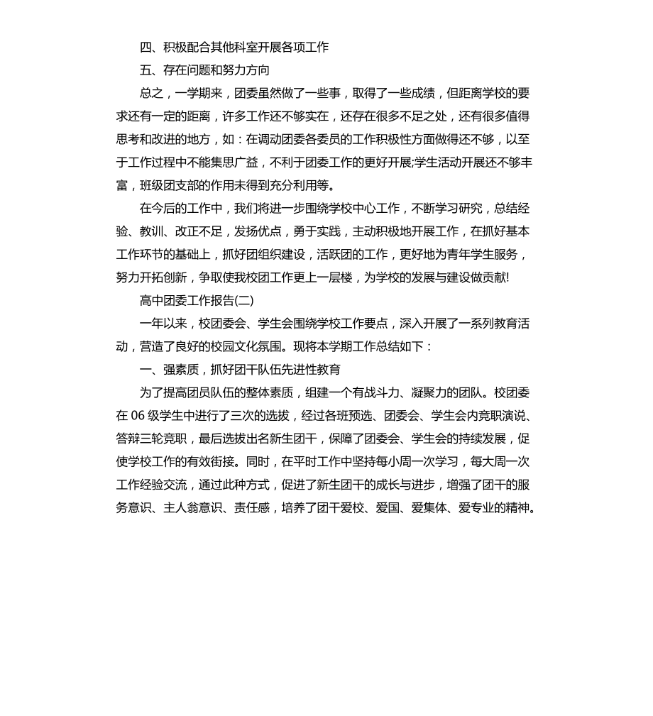 高中团委工作报告文档_第3页