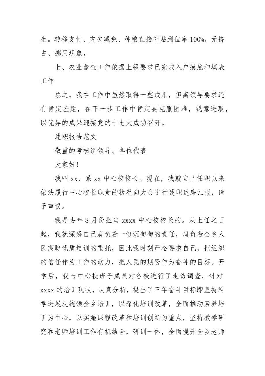 20xx年纪委书记个人述职报告范文_第5页