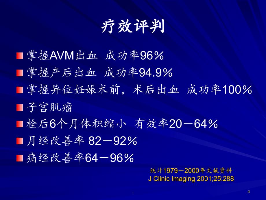 2021年子宫动脉栓塞的临床应用ppt课件_第4页