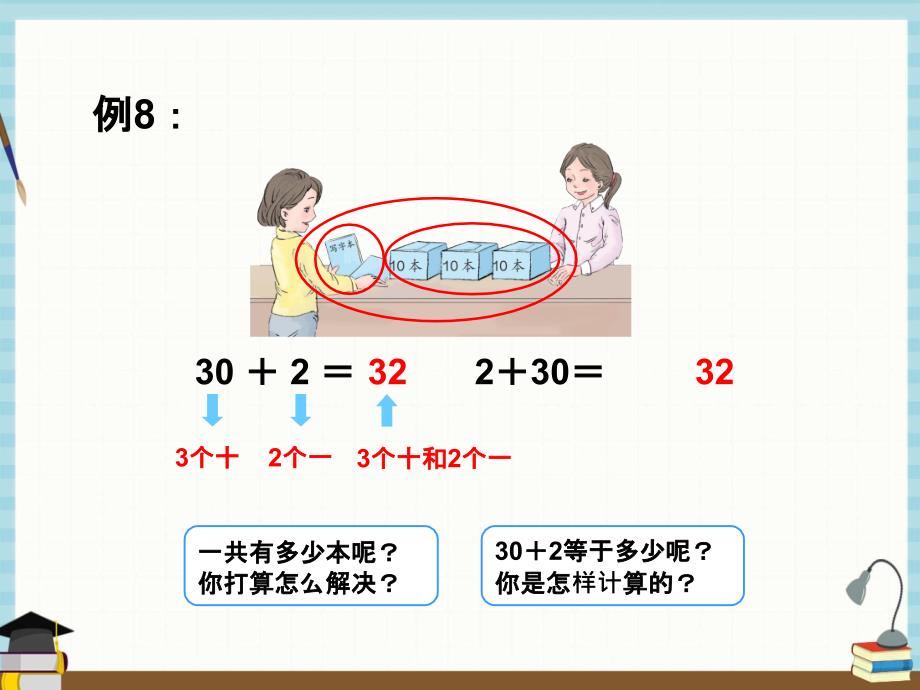 人教版小学数学一年级下册 第4单元100以内数的认识5整十数加一位数和相应的减法 课件_第3页