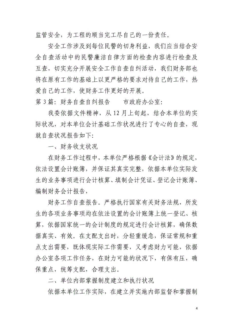 2021年中央预算内投资项目执行情况自查报告_第4页