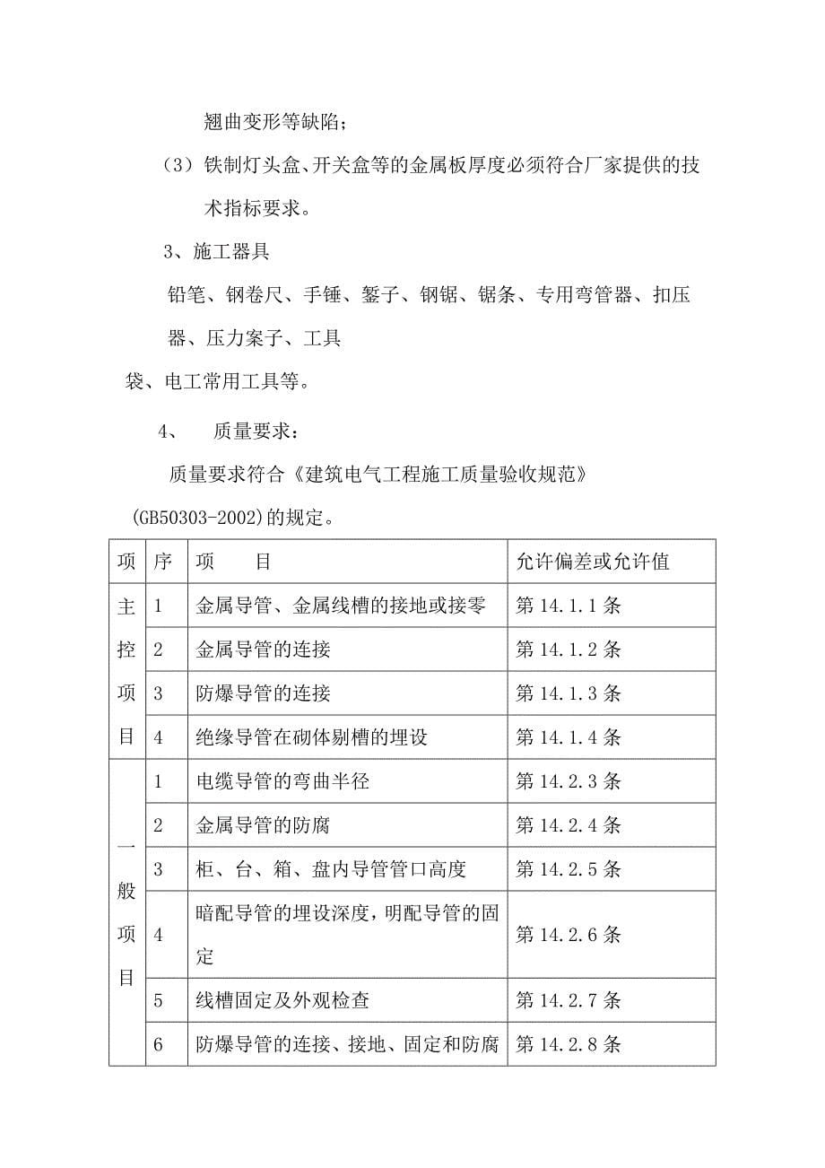 山东某医院电气安装工程施工方案_第5页