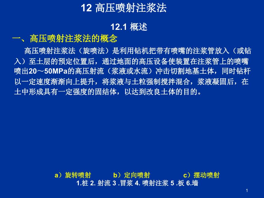 高压喷射注浆地基处理法解析PPT课件_第1页