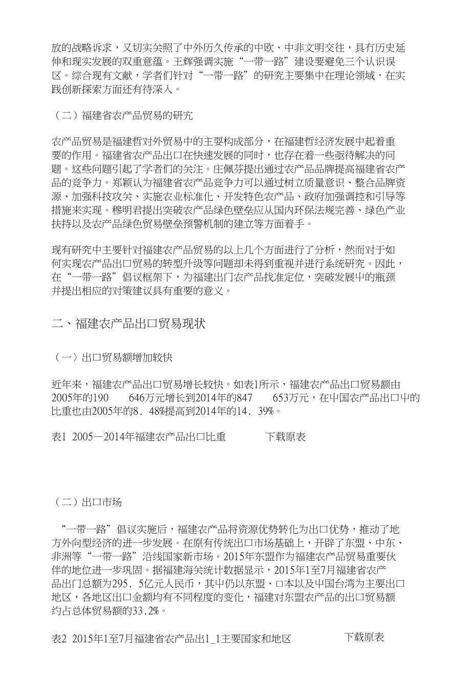 一带一路倡议下福建省农产品出口贸易的发展转型——基于SWOT分析法_第3页