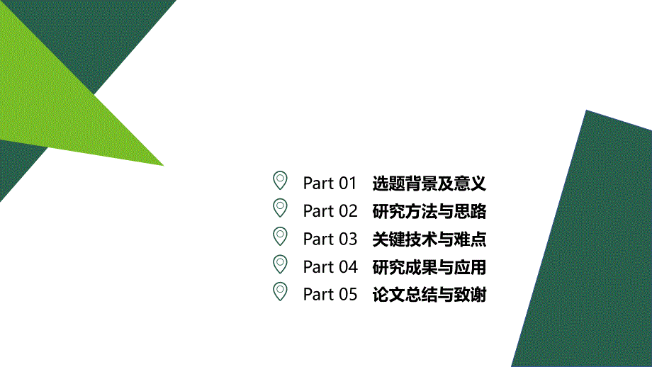 毕业答辩清新简洁论文答辩PPT模板_第2页