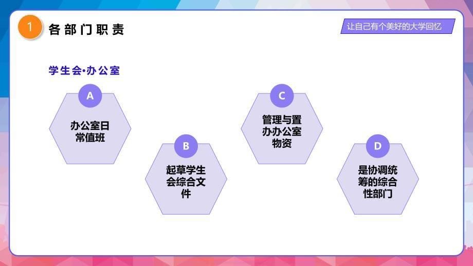 卡通风大学学生会招新宣传介绍授课PPT演示_第5页