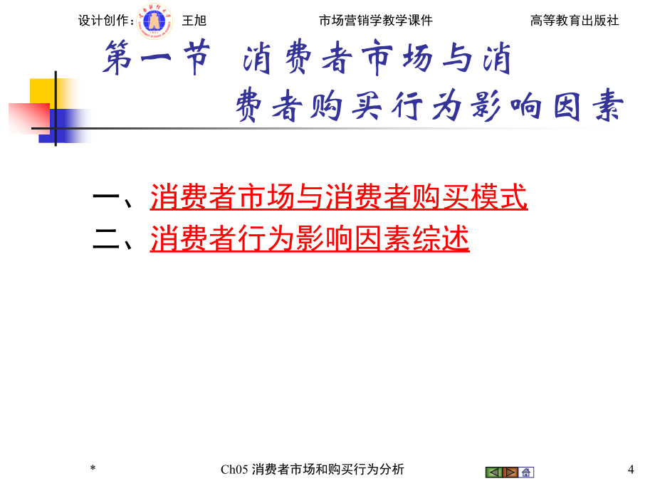 市场营销学第四版 吴健安 Ch05 消费者市场和购买行为分析_第4页