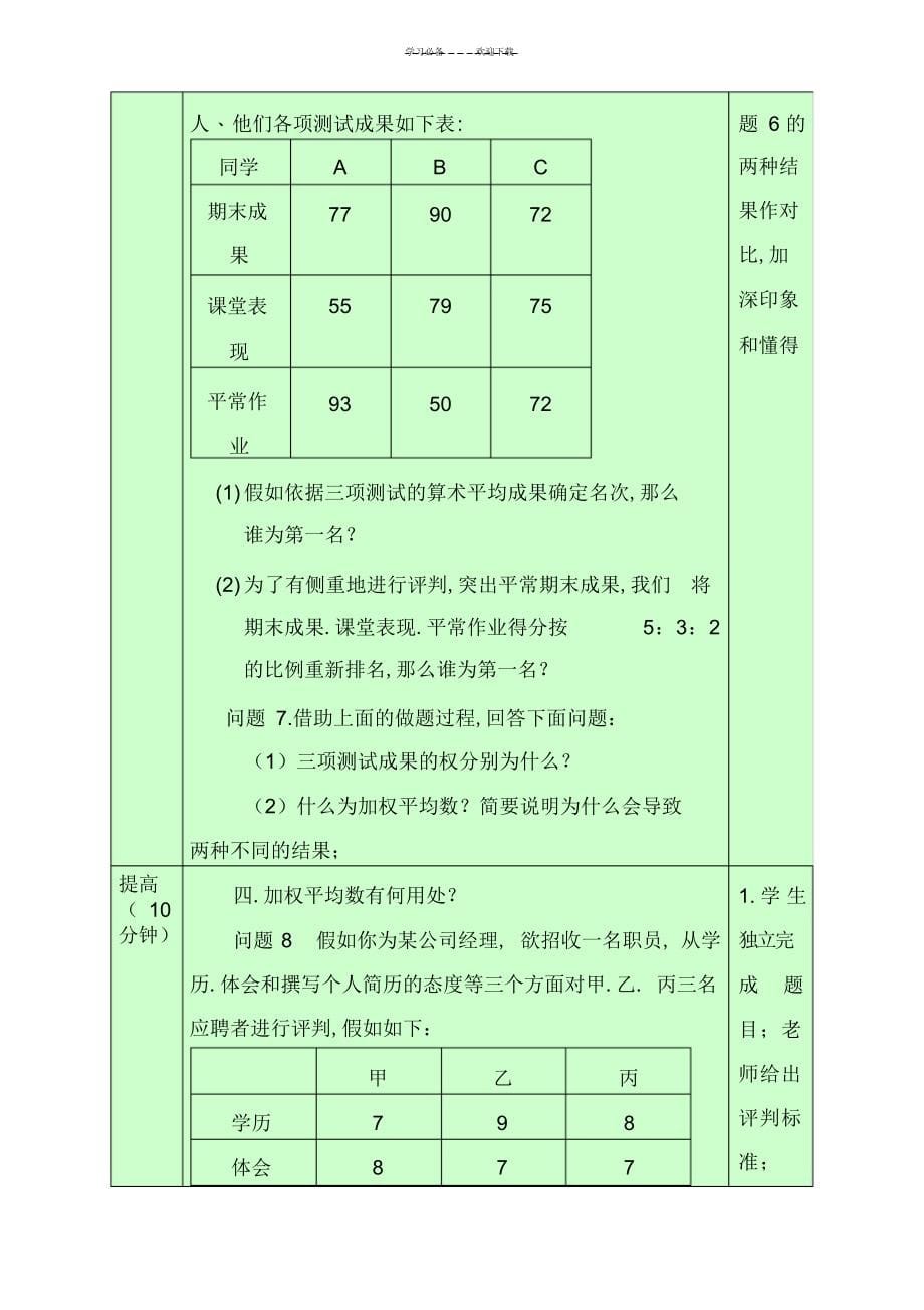 2022年2022年数学基于标准的教学设计格式_第5页