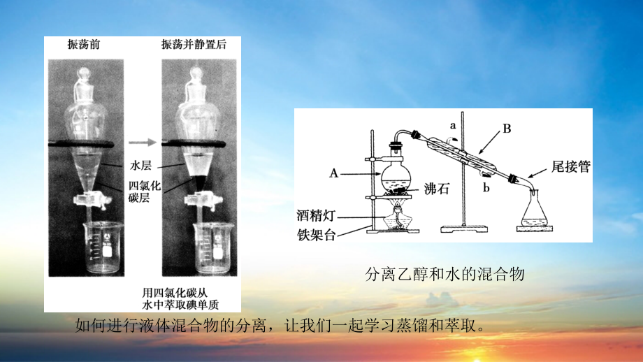 高中化学 第1章 从实验学化学 第1节 第2课时 蒸馏和萃取课件 新人教版必修1-新人教版高一必修1化学课件_第4页