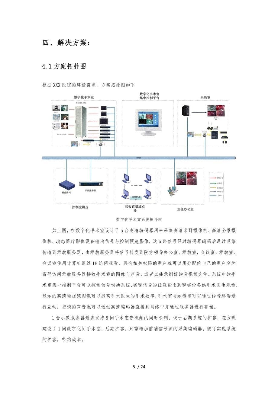 医院数字化手术室整体解决实施计划_第5页