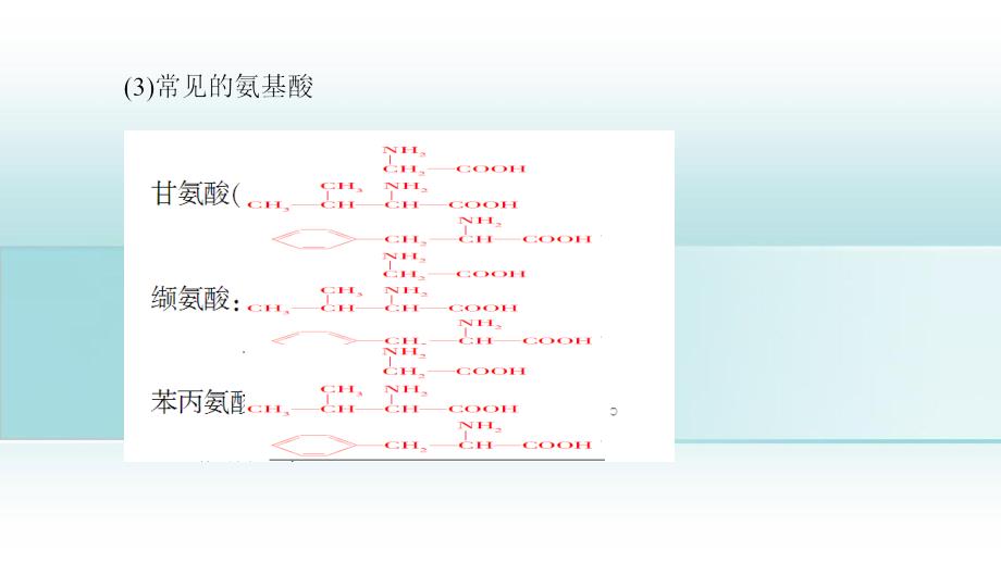 高中化学 第2章 官能团与有机化学反应 烃的衍生物 第4节 羧酸 氨基酸和蛋白质（第3课时）氨基酸和蛋白质课件 鲁科版选修5-鲁科版高二选修5化学课件_第4页