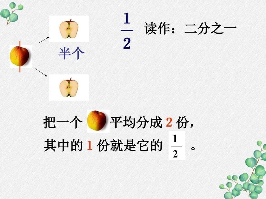 苏教版三年级数学上册《认识几分之一的分数》公开课课件设计_第5页