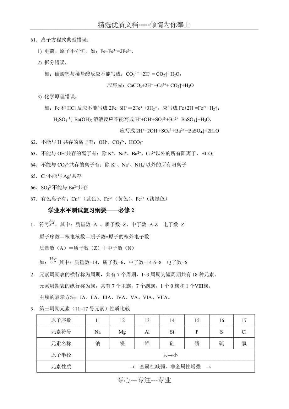 2018年云南省高中化学会考文科复习(共12页)_第5页