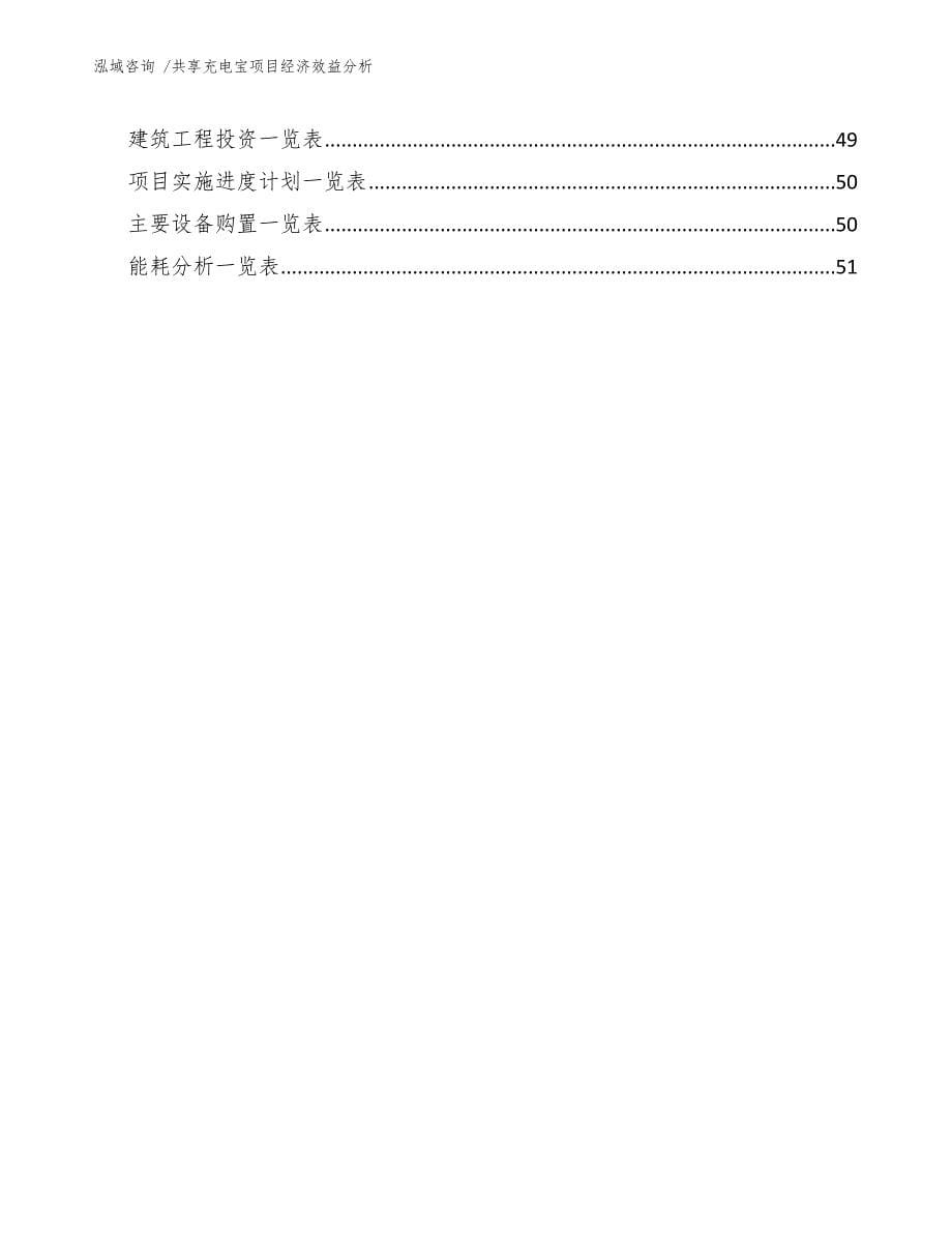 共享充电宝项目经济效益分析（参考模板）_第5页