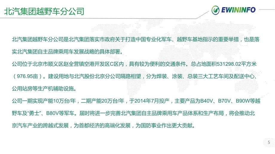 X汽集团越野车分公司MES系统项目案例介绍_第5页