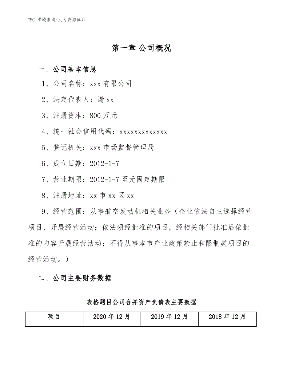 航空发动机公司人力资源体系（范文）_第4页